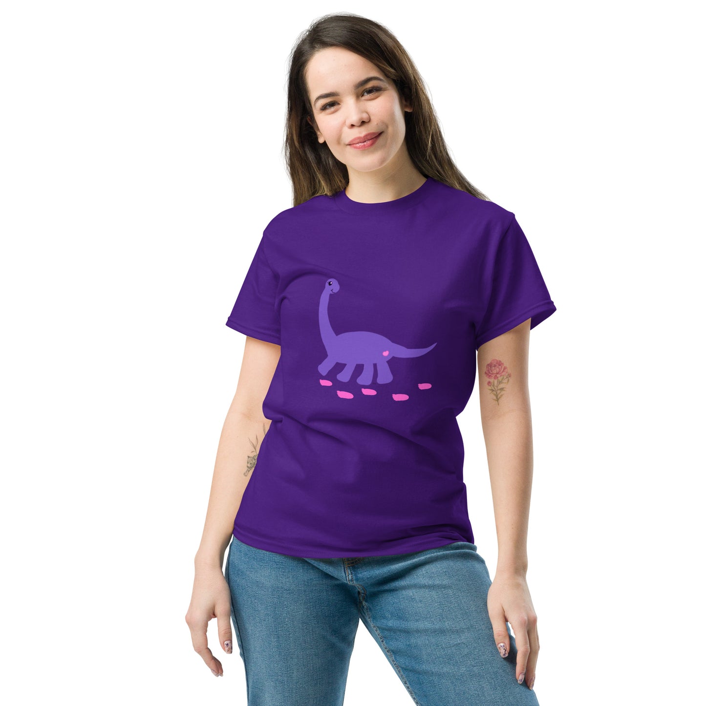 Sweet Dino Classic Tee (Purple Grape)